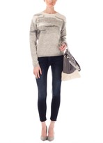 Thumbnail for your product : Derek Lam 10 Crosby Slim Long Sleeve Crew Sweater