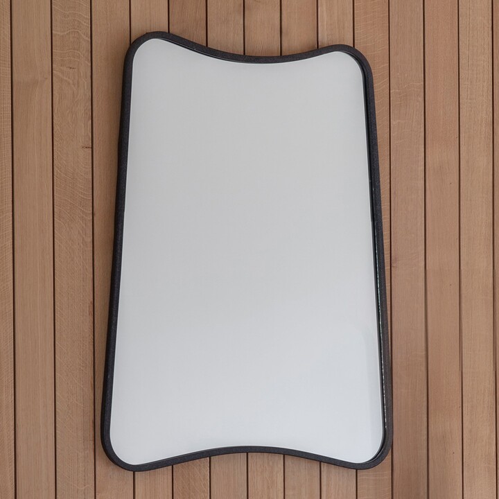 Dunelm Marcia Rectangle Wall Mirror, 61x81cm Black ShopStyle