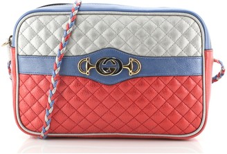 Gucci Trapuntata Camera Bag Quilted Laminated Leather Medium - ShopStyle