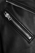 Thumbnail for your product : Acne Studios Myrtle Oversized Leather Biker Jacket - Black