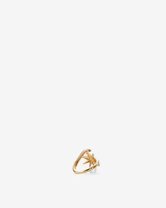 Express Pave Star And Moon Ring