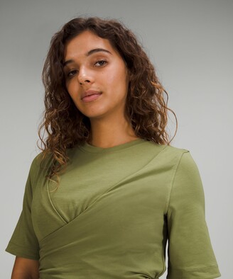 Lululemon Cotton Wrap-Front T-Shirt Dress - ShopStyle