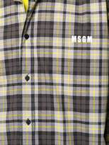 Thumbnail for your product : MSGM tartan pattern shirt