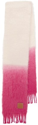 Loewe Dip-dyed mohair-blend knit scarf
