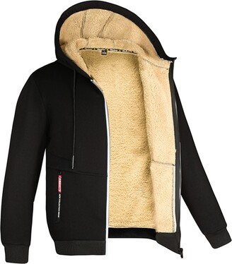 Buy Underhood of London Black Hoodie for Men - Large - Mens Zipper Zip Up  Sweatshirt - Cotton Jacket at