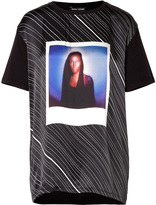 Thumbnail for your product : Each Other Silk T-Shirt with Polaroid Print Gr. S