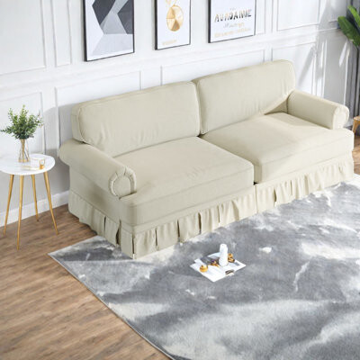 Latitude Run Luxurious Chenille Sofas With Elegant Design For Home & Office