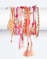 Thumbnail for your product : Express Faceted Tassel Pull Cord Bracelet