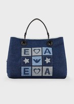 Thumbnail for your product : Emporio Armani Myea Bag Shopper In Denim
