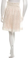 Thumbnail for your product : RED Valentino Pleated Lace Skirt w/ Tags