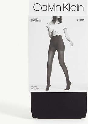 Calvin Klein Womens 00 Black Ultra fit 80 Denier Tights