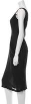 Thumbnail for your product : Yohji Yamamoto Sleeveless Silk Dress w/ Tags