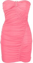 Thumbnail for your product : Self-Portrait Ruched-Detail Strapless Dress