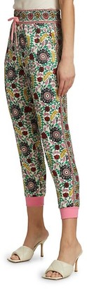 Alice + Olivia NYC Slim-Fit Floral Joggers