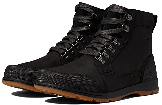 mens black sorel boots