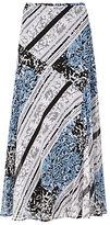 Thumbnail for your product : Marks and Spencer Floral & Striped Calf Length Skirt