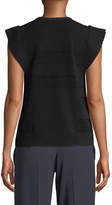 Thumbnail for your product : Carven Tiered Ruffle Crewneck Tank
