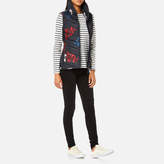 Thumbnail for your product : Joules Women's Larkhill Print Collared Padded Gilet