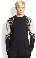 Thumbnail for your product : Diesel Black Gold Studded Cotton Sweatshirt