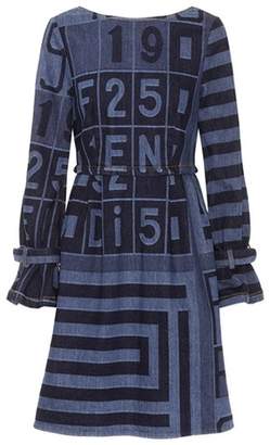 Fendi Printed cotton dress