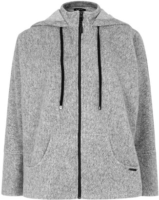 Koral Activewear Descender Grey Fleece Sweatshirt