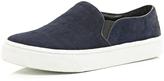 Thumbnail for your product : River Island Leather Pony Navy Hair Skate Shoes