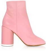 Thumbnail for your product : MM6 MAISON MARGIELA Mm6 Maison Martin Margiela Peony Pink Soft Nappa Leather Boots