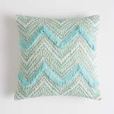 Thumbnail for your product : Pottery Barn Teen Woven Chevron Pillow Cover, 18&quotx18&quot, Vintage Ebony