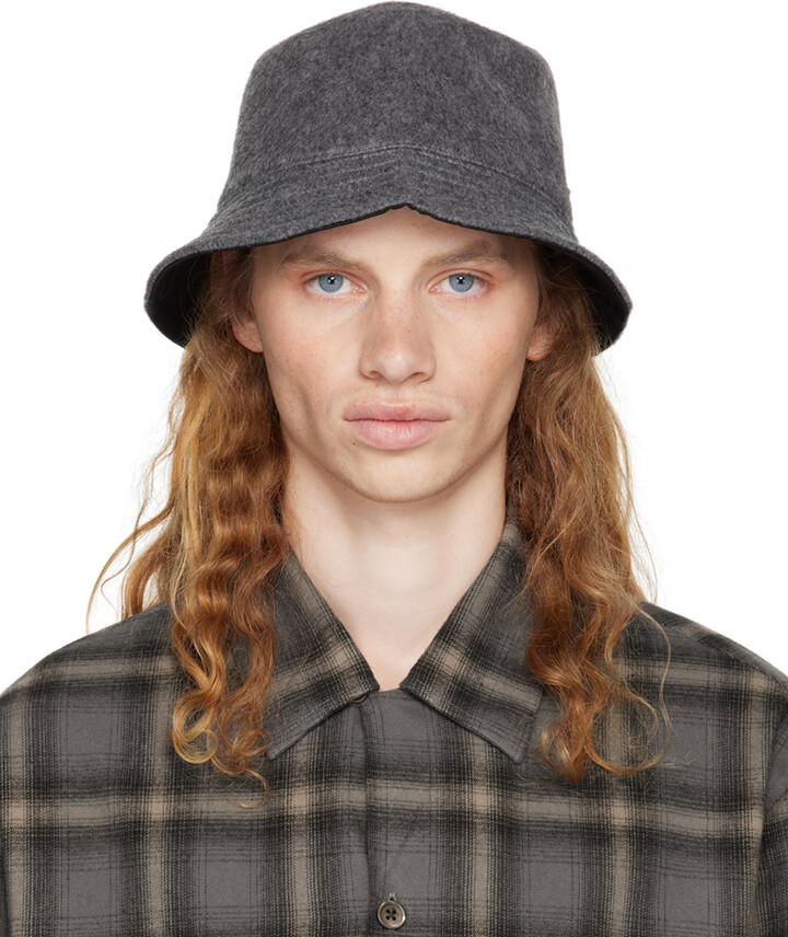 帽子 OUR LEGACY TOM TOM BUCKET HAT Our Legacy - Tom Tom Hat Carolean Blue Tousled Cotton