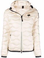 Thumbnail for your product : Blauer Monica wave-quilted short down jacket