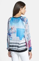 Thumbnail for your product : Santorini Clover Canyon 'Santorini Stripe' Chiffon Sweatshirt
