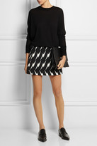 Thumbnail for your product : Neil Barrett Lightning-jacquard mini skirt