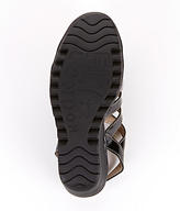 Thumbnail for your product : Fly London Open Toe Patent Leather Wedge Sandals