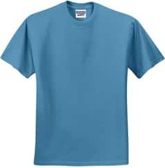 JERZEES® Dri-Power® Colors 50/50 Cotton/Poly T-Shirt in Cyber Pink