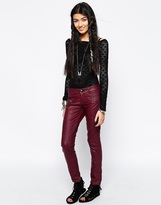 Thumbnail for your product : Free People Biker Pants in Vegan Leather