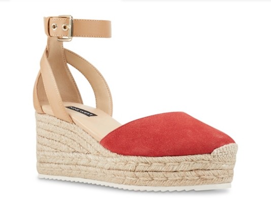 nine west jabrina espadrille wedge sandal
