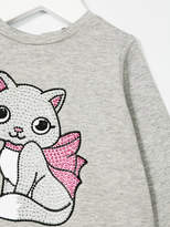 Thumbnail for your product : MonnaLisa cat print long sleeve top