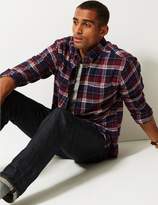 Thumbnail for your product : Marks and Spencer Brushed Cotton Checked Shirt