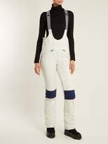 Thumbnail for your product : Perfect Moment Isola Suspender Kick Flare Ski Trousers - Womens - White Multi