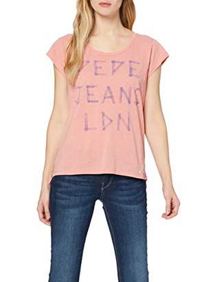 Pepe Jeans Women's Katrina T-Shirt,38 (Manufacturer size: Small)