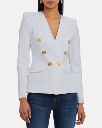Alexandre Vauthier Double-Breasted Knit Blazer