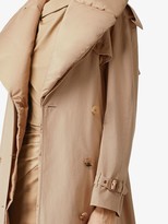 Thumbnail for your product : Burberry Detachable Collar Cotton Gabardine Trench Coat