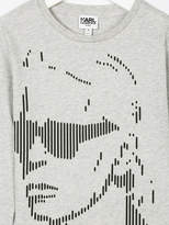 Thumbnail for your product : Karl Lagerfeld Paris graphic long-sleeved top