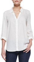 Thumbnail for your product : Joie Millicent Sheer Cotton-Voile Blouse