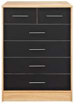 Thumbnail for your product : Kidspace Ohio 4 + 2 Chest Of Drawers - Black, Pink