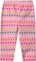 Thumbnail for your product : Hatley Pink Heart Stripes Mini Leggings