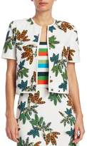Thumbnail for your product : Akris Punto Printed Short-Sleeve Jacket