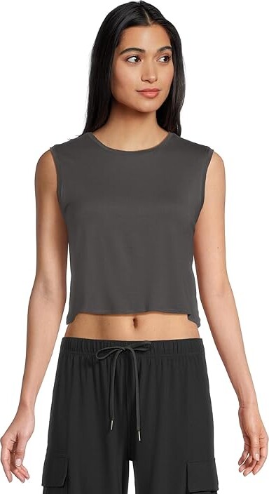 Splits59 Sienna Jersey Tank Top Women's Clothing Graphite : XL, Spandex