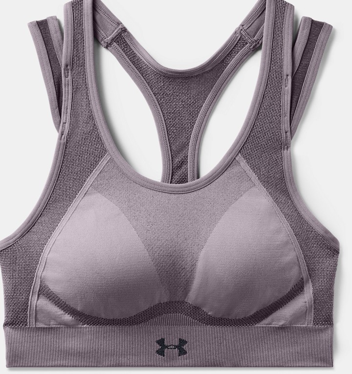 under armour purple sports bra