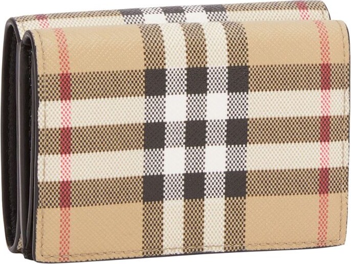 Burberry Vintage Check Trifold Wallet - ShopStyle
